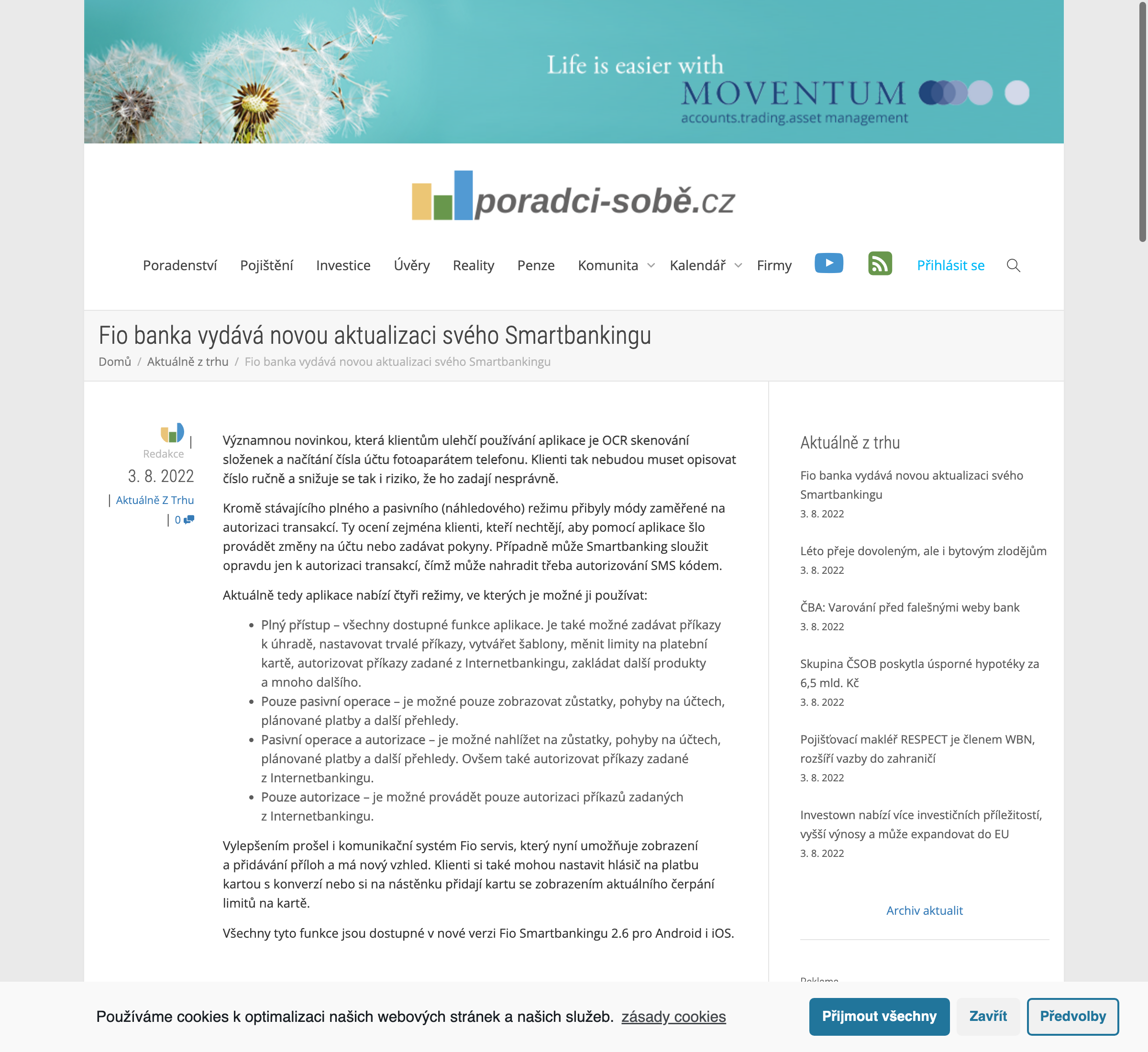 fio-banka-vydava-novou-aktualizaci-sveho-smartbankingu