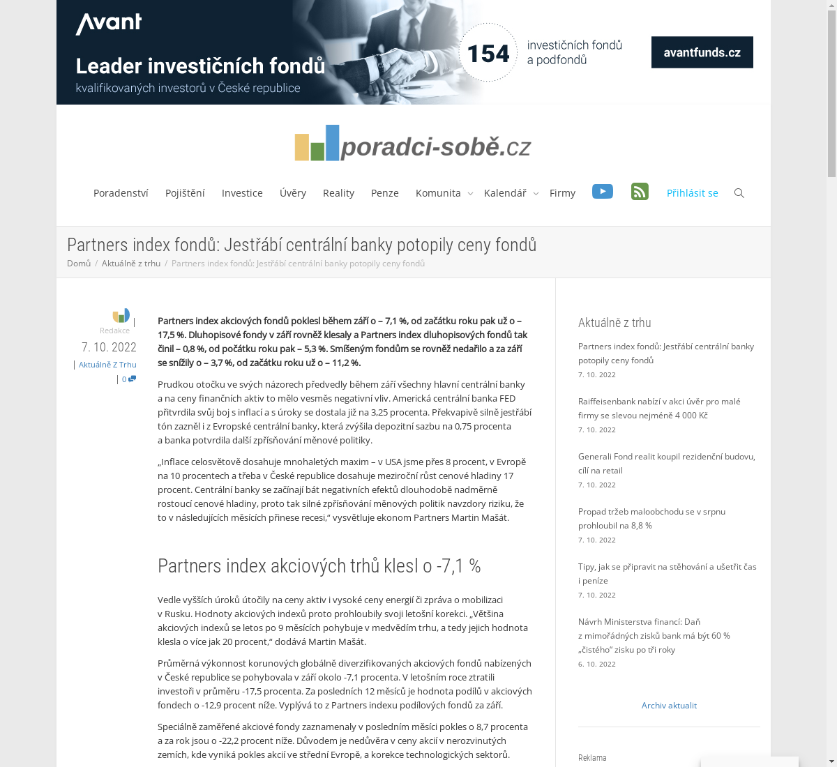 partners-index-fondu-jestrabi-centralni-banky-potopily-ceny-fondu