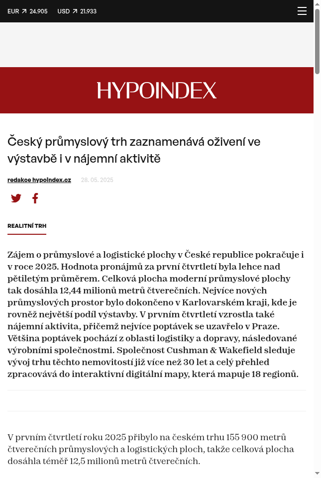 cesky-prumyslovy-trh-zaznamenava-oziveni-ve-vystavbe-i-v-najemni-aktivite