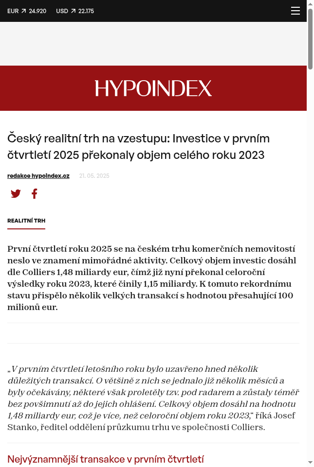 cesky-realitni-trh-na-vzestupu-investice-v-prvnim-ctvrtleti-2025-prekonaly-objem-celeho-roku-2023