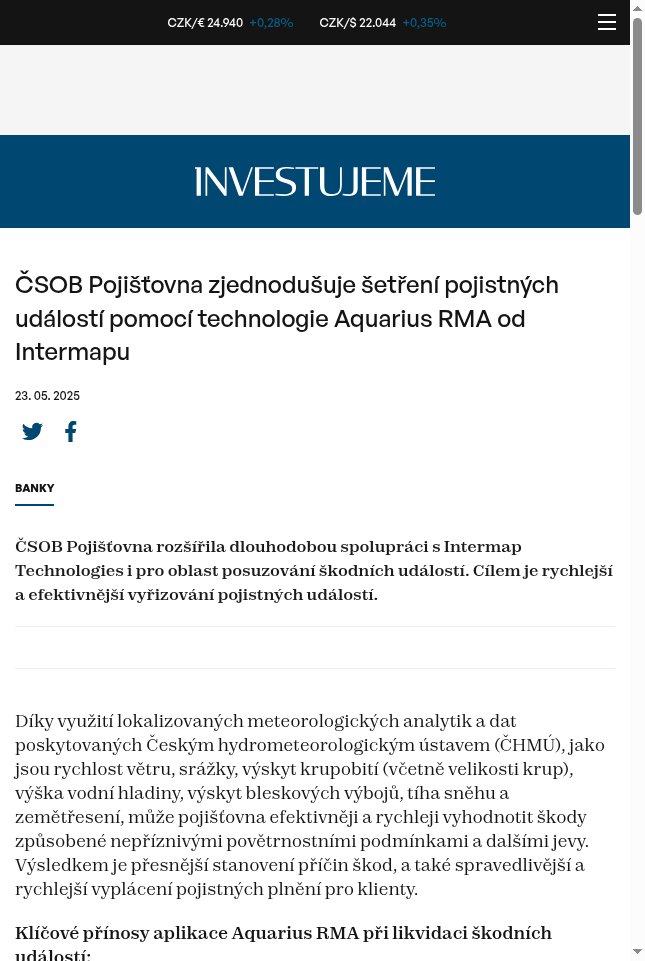 csob-pojistovna-zjednodusuje-setreni-pojistnych-udalosti-pomoci-technologie-aquarius-rma-od-intermapu