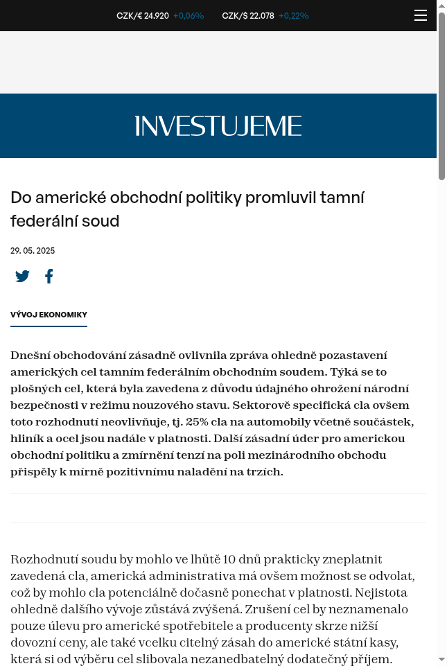 do-americke-obchodni-politiky-promluvil-tamni-federalni-soud