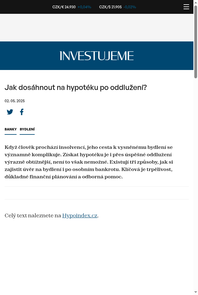 jak-dosahnout-na-hypoteku-po-oddluzeni