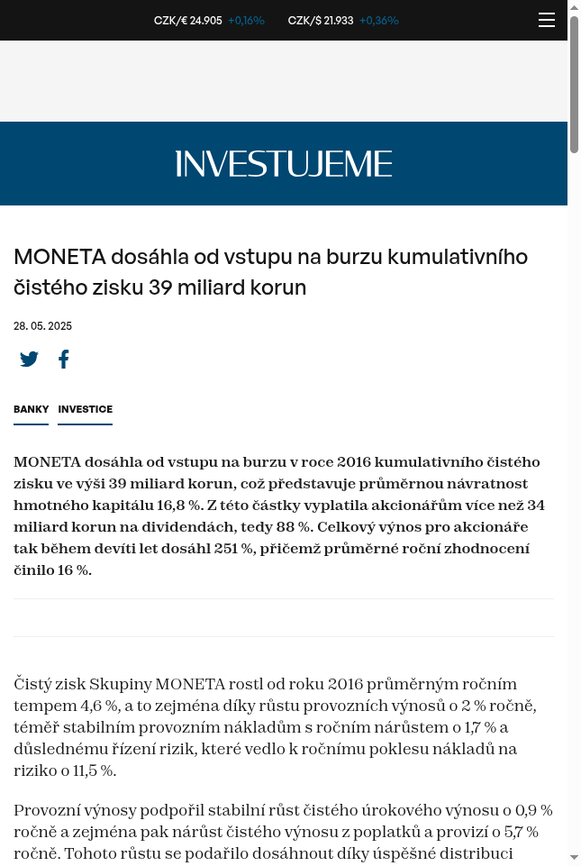 moneta-dosahla-od-vstupu-na-burzu-kumulativniho-cisteho-zisku-39-miliard-korun