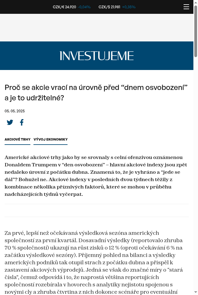 proc-se-akcie-vraci-na-urovne-pred-dnem-osvobozeni-a-je-to-udrzitelne