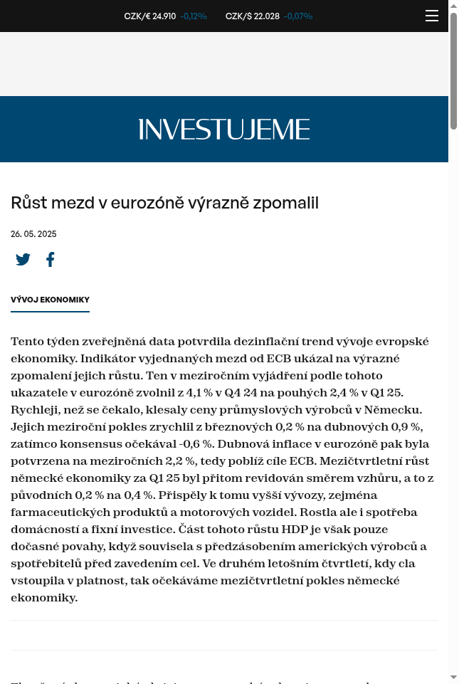 rust-mezd-v-eurozone-vyrazne-zpomalil