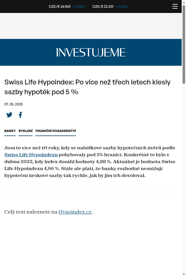 swiss-life-hypoindex-po-vice-nez-trech-letech-klesly-sazby-hypotek-pod-5