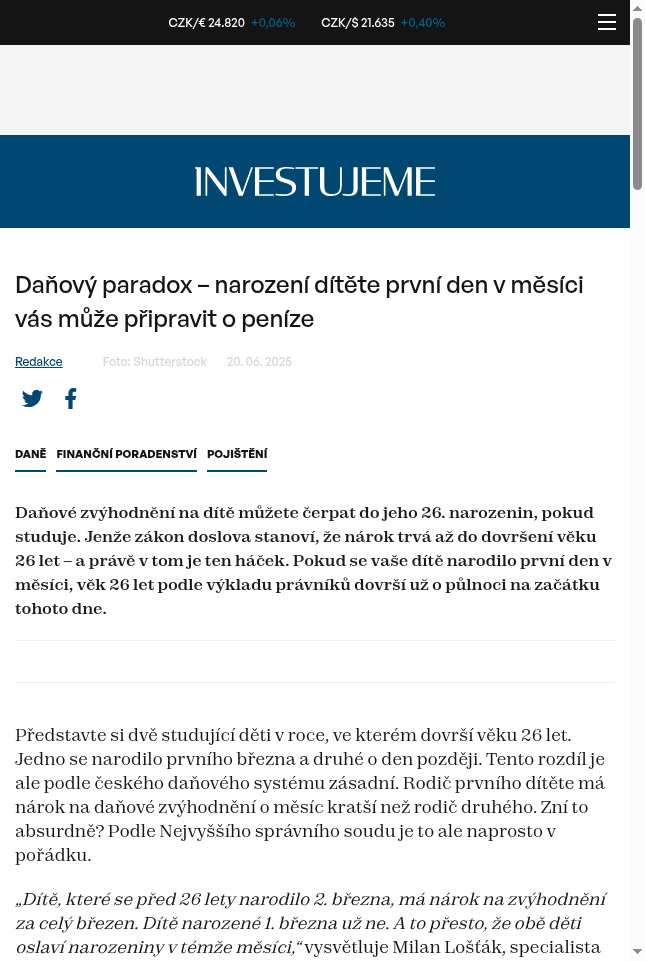 danovy-paradox-narozeni-ditete-prvni-den-v-mesici-vas-muze-pripravit-o-penize