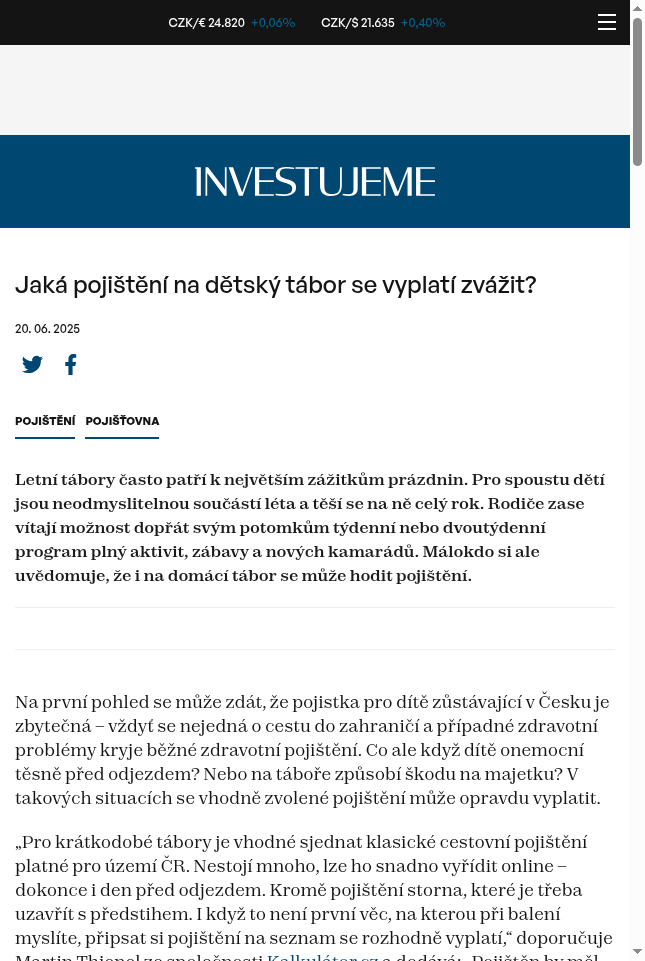 jaka-pojisteni-na-detsky-tabor-se-vyplati-zvazit