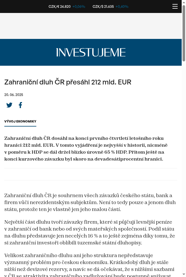 zahranicni-dluh-cr-presahl-212-mld-eur