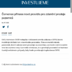 cervenec-prinese-nova-pravidla-pro-zdaneni-prodeje-pozemku