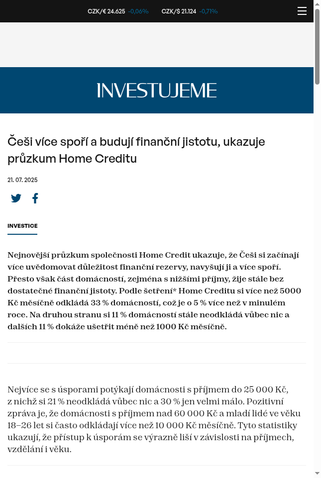 cesi-vice-spori-a-buduji-financni-jistotu-ukazuje-pruzkum-home-creditu