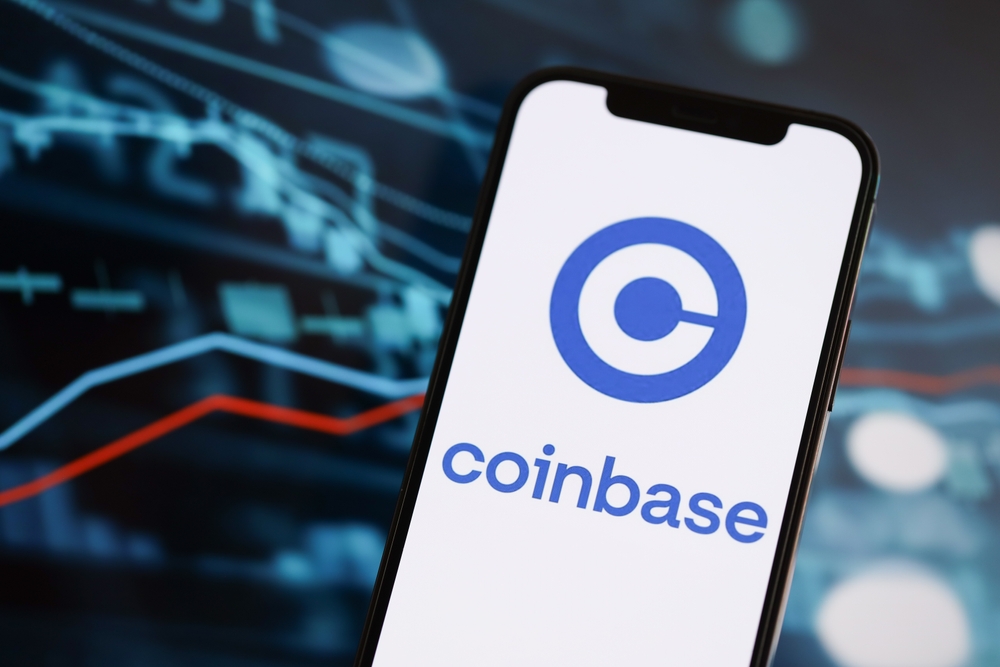 Kyiv,,Ukraine,-,March,15,,2024,Coinbase,Logo,On,Iphone
