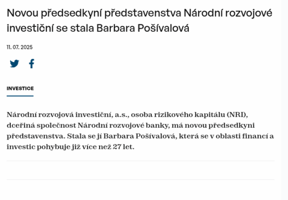 novou-predsedkyni-predstavenstva-narodni-rozvojove-investicni-se-stala-barbara-posivalova