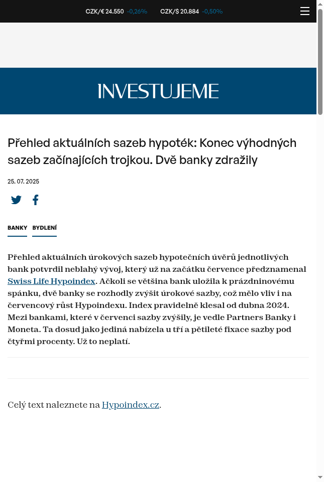 prehled-aktualnich-sazeb-hypotek-konec-vyhodnych-sazeb-zacinajicich-trojkou-dve-banky-zdrazily