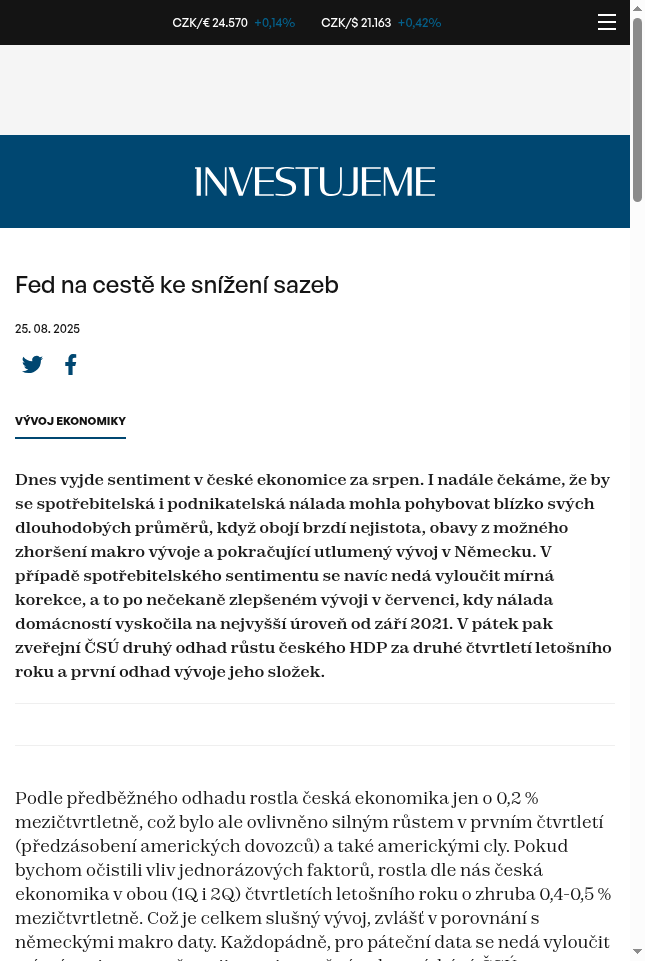 fed-na-ceste-ke-snizeni-sazeb