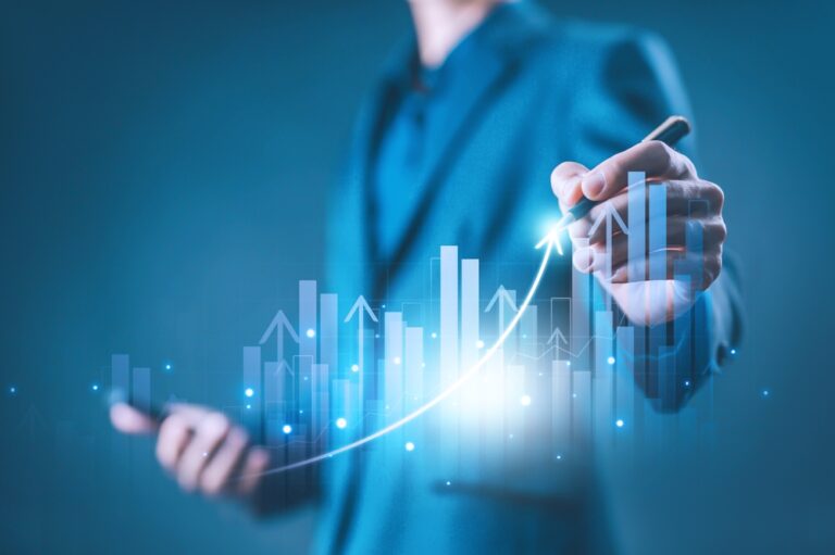 Graph,Stock,Market,Economics,,Chart,Growth,Business,To,Success,Globally.