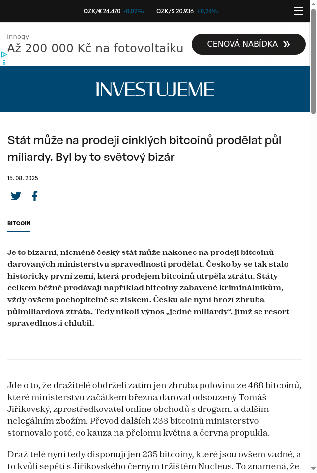stat-muze-na-prodeji-cinklych-bitcoinu-prodelat-pul-miliardy-byl-by-to-svetovy-bizar