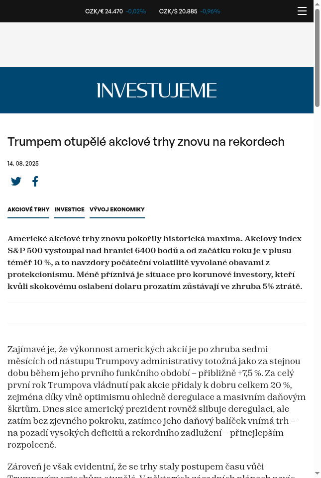 trumpem-otupele-akciove-trhy-znovu-na-rekordech