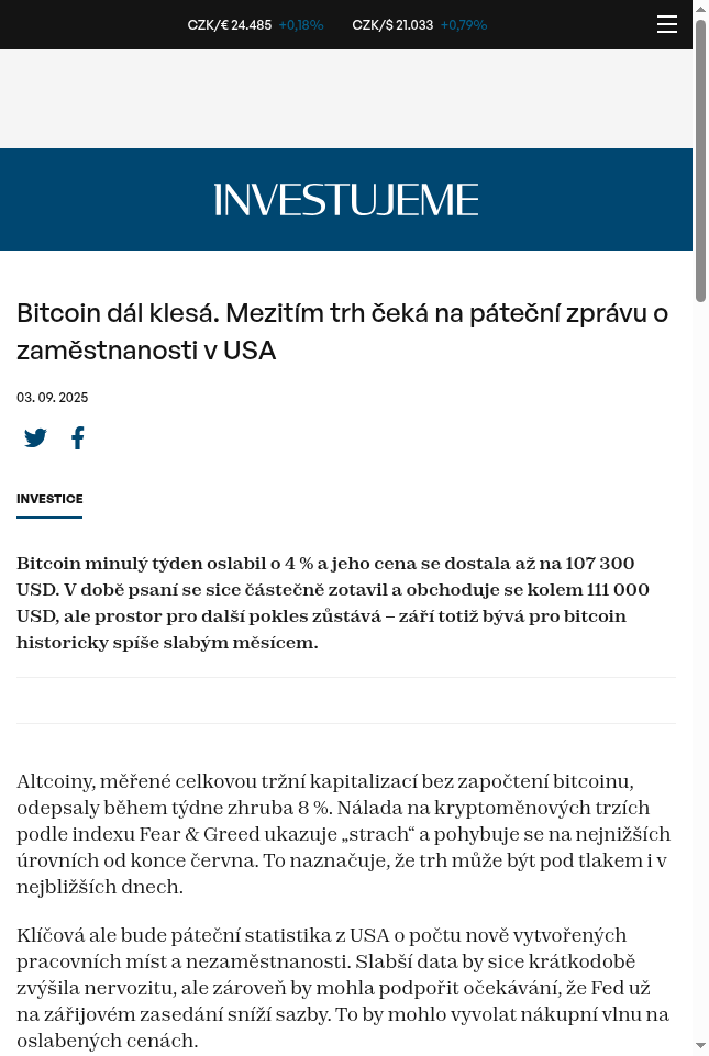 bitcoin-dal-klesa-mezitim-trh-ceka-na-patecni-zpravu-o-zamestnanosti-v-usa