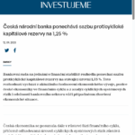ceska-narodni-banka-ponechava-sazbu-proticyklicke-kapitalove-rezervy-na-1-25