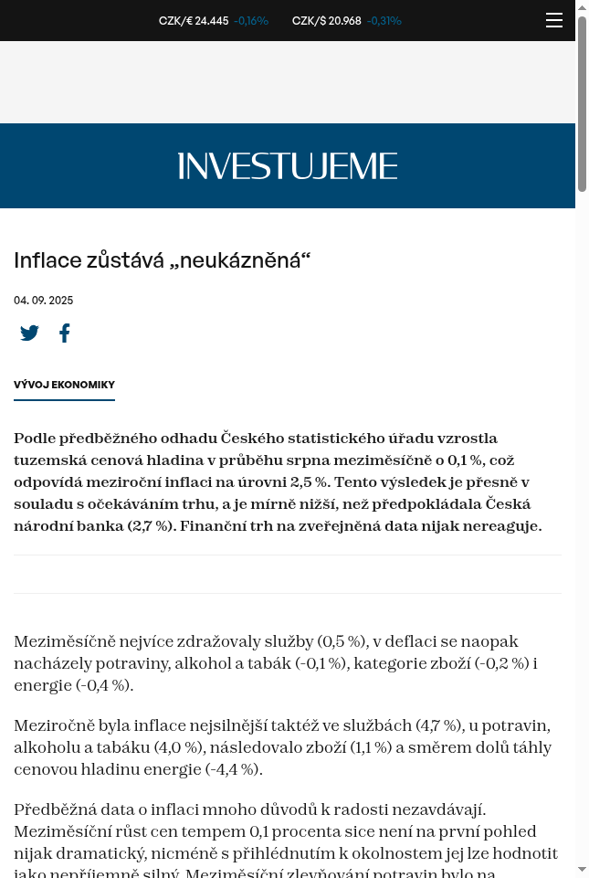 inflace-zustava-neukaznena