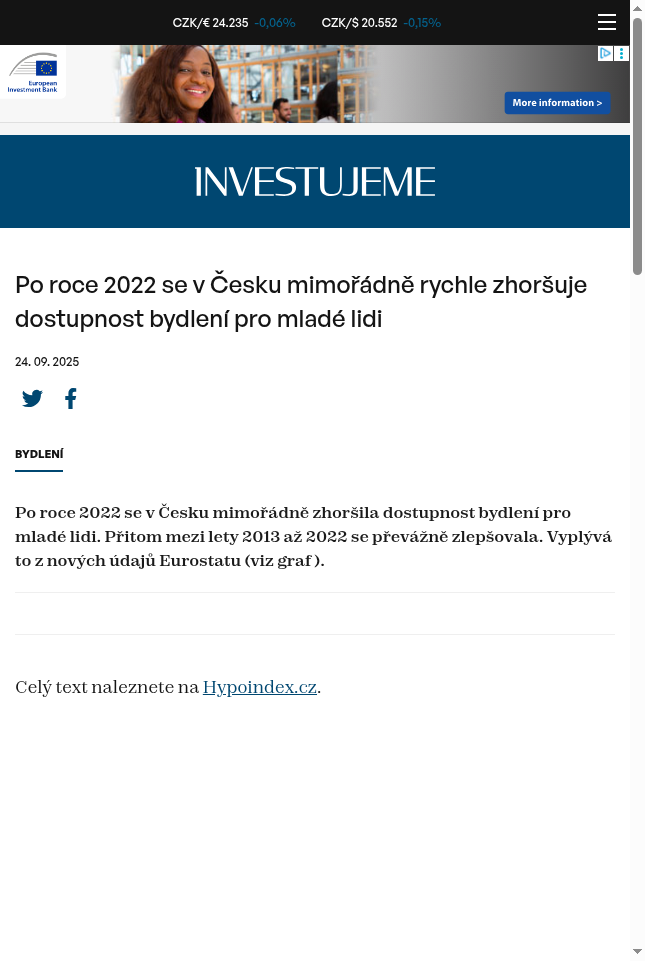 po-roce-2022-se-v-cesku-mimoradne-rychle-zhorsuje-dostupnost-bydleni-pro-mlade-lidi