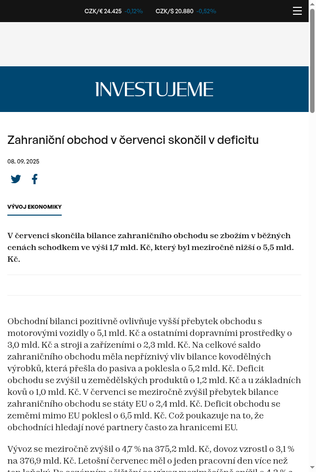zahranicni-obchod-v-cervenci-skoncil-v-deficitu