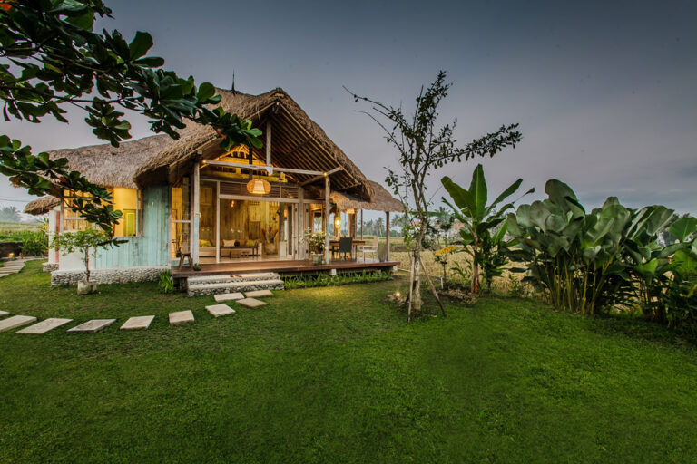 Bali-indonesia,saturday,,?july,?23,,?2016;this,House,Is,Made,Of,Wood,,With