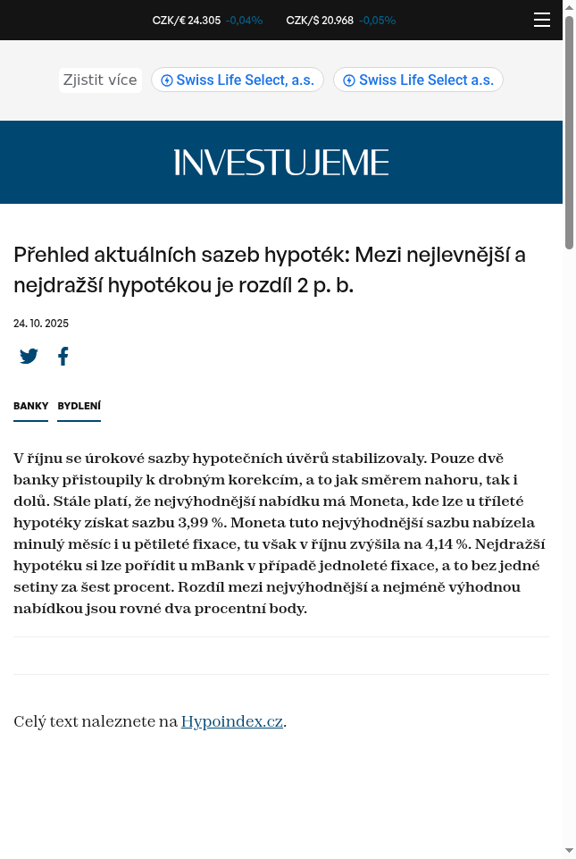 prehled-aktualnich-sazeb-hypotek-mezi-nejlevnejsi-a-nejdrazsi-hypotekou-je-rozdil-2-p-b