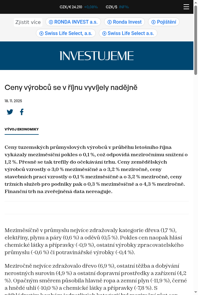 ceny-vyrobcu-se-v-rijnu-vyvijely-nadejne