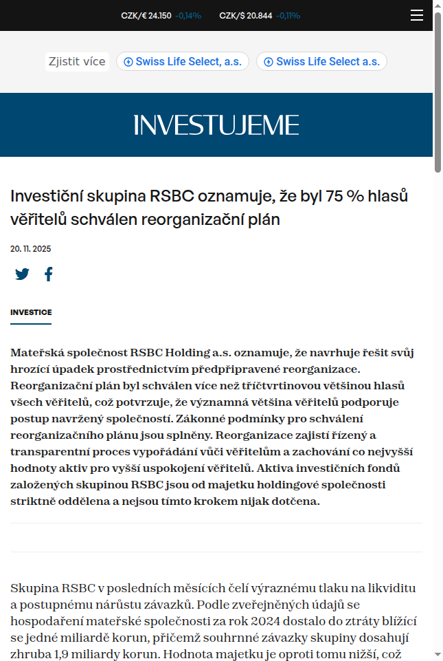 investicni-skupina-rsbc-oznamuje-ze-byl-75-hlasu-veritelu-schvalen-reorganizacni-plan