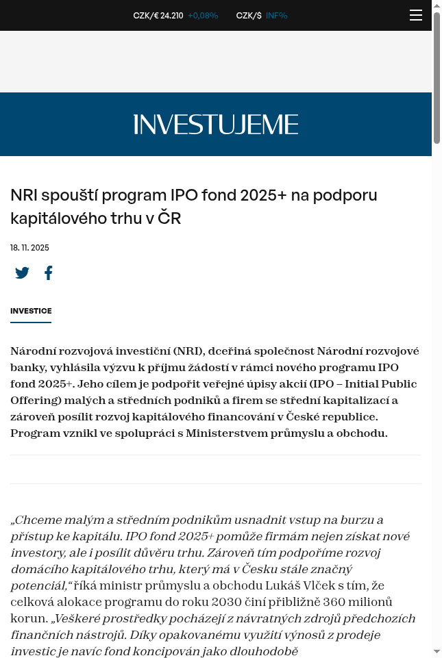 nri-spousti-program-ipo-fond-2025-na-podporu-kapitaloveho-trhu-v-cr