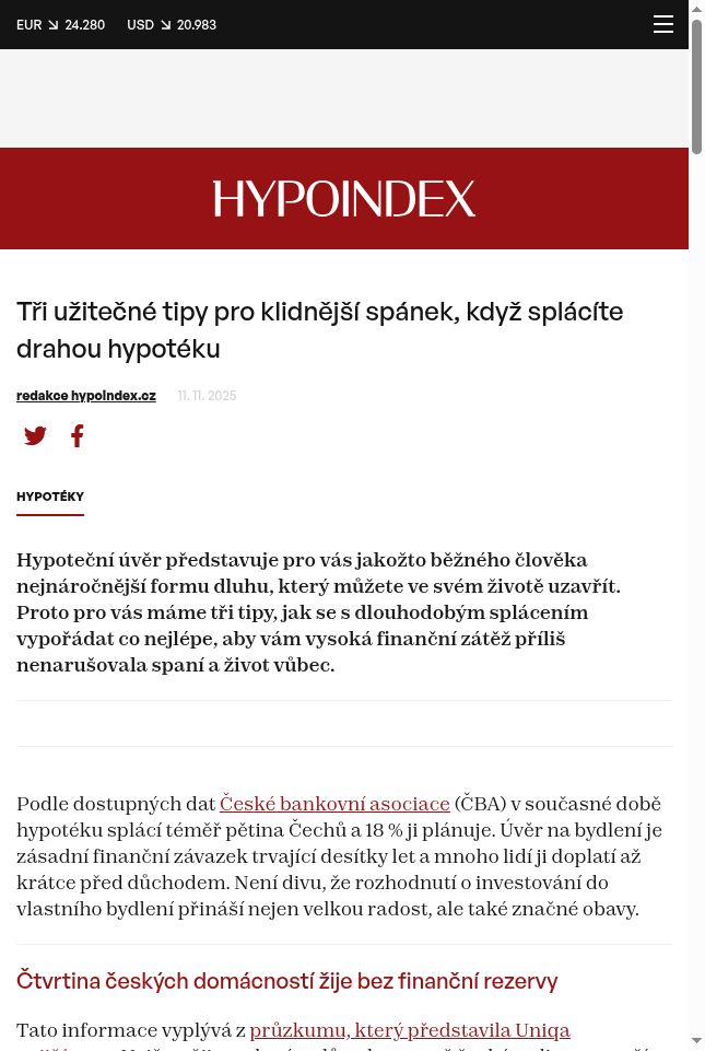 tri-uzitecne-tipy-pro-klidnejsi-spanek-kdyz-splacite-drahou-hypoteku
