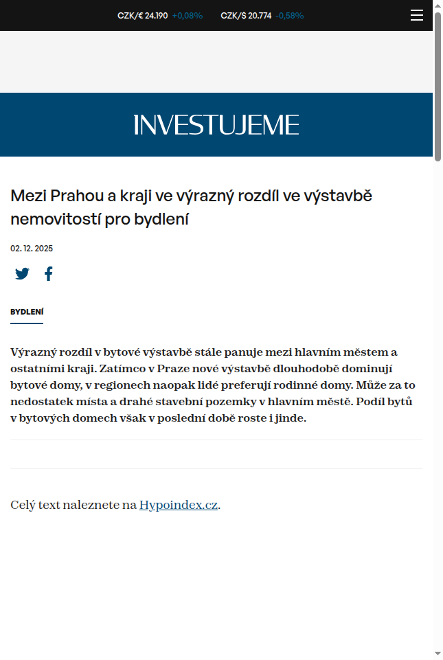 mezi-prahou-a-kraji-ve-vyrazny-rozdil-ve-vystavbe-nemovitosti-pro-bydleni