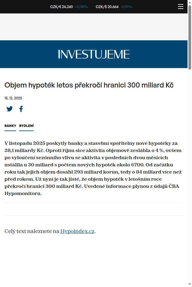 objem-hypotek-letos-prekroci-hranici-300-miliard-kc