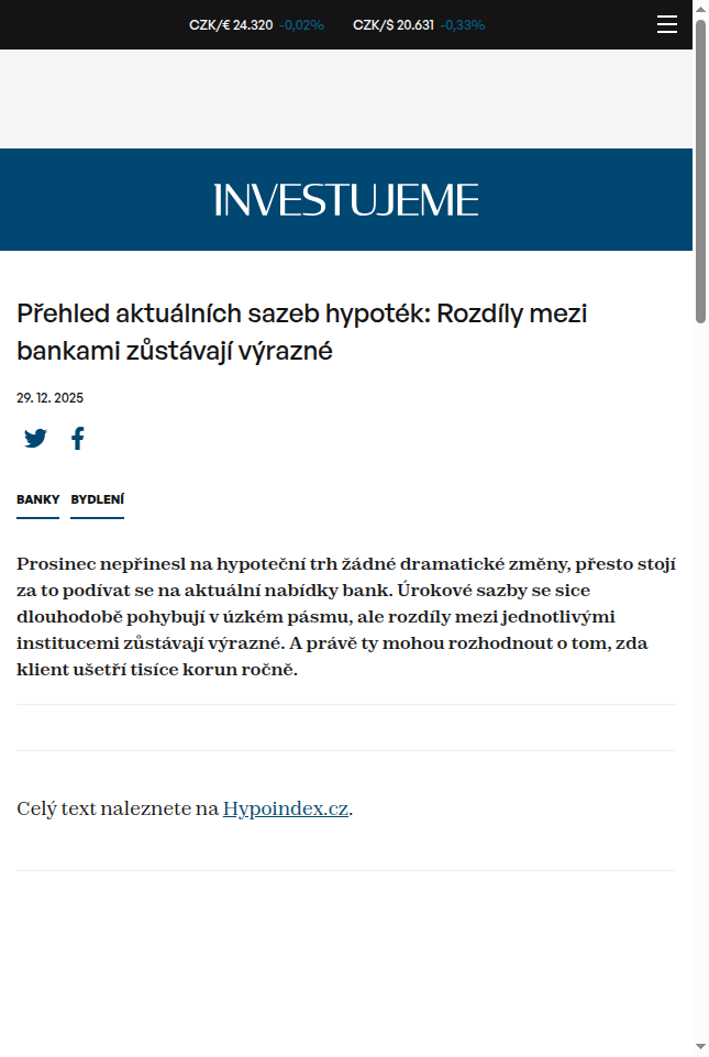 prehled-aktualnich-sazeb-hypotek-rozdily-mezi-bankami-zustavaji-vyrazne