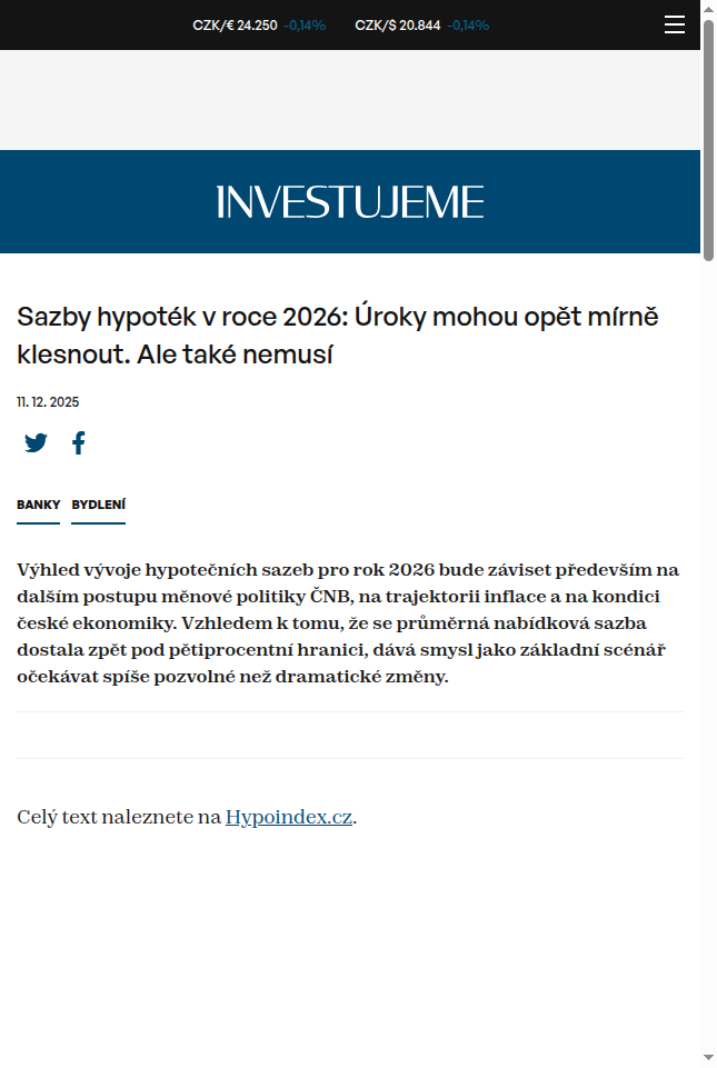 sazby-hypotek-v-roce-2026-uroky-mohou-opet-mirne-klesnout-ale-take-nemusi