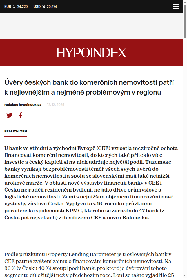 uvery-ceskych-bank-do-komercnich-nemovitosti-patri-k-nejlevnejsim-a-nejmene-problemovym-v-regionu