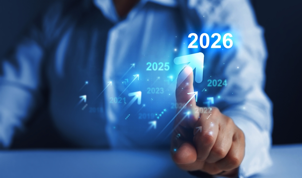 Growth,Graph,A,Year,2026,Of,Business,And,Data,Analysis.