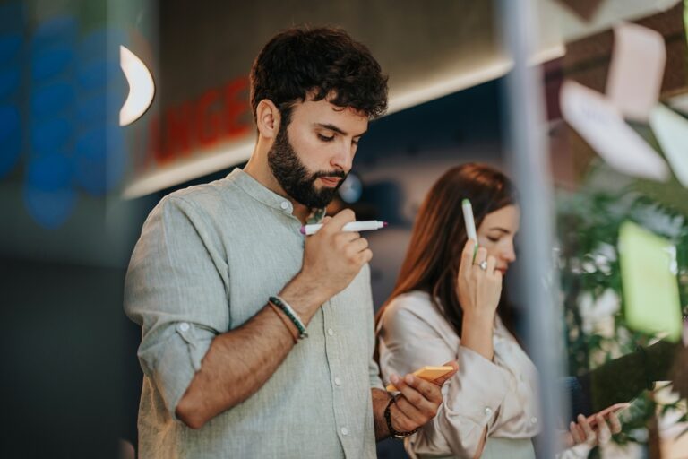 Diverse,Adult,Colleagues,Brainstorm,Business,Ideas,And,Plan,Projects,In