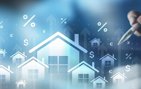 Real,Estate,And,Mortgage,Technology,Concept.