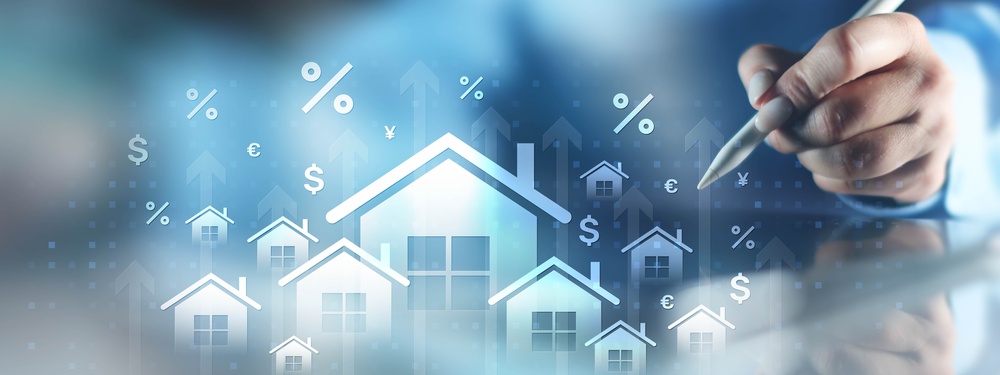 Real,Estate,And,Mortgage,Technology,Concept.