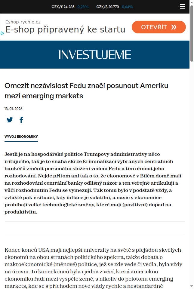 omezit-nezavislost-fedu-znaci-posunout-ameriku-mezi-emerging-markets