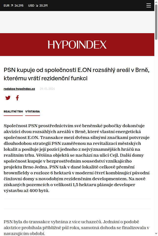 psn-kupuje-od-spolecnosti-e-on-rozsahly-areal-v-brne-kteremu-vrati-rezidencni-funkci