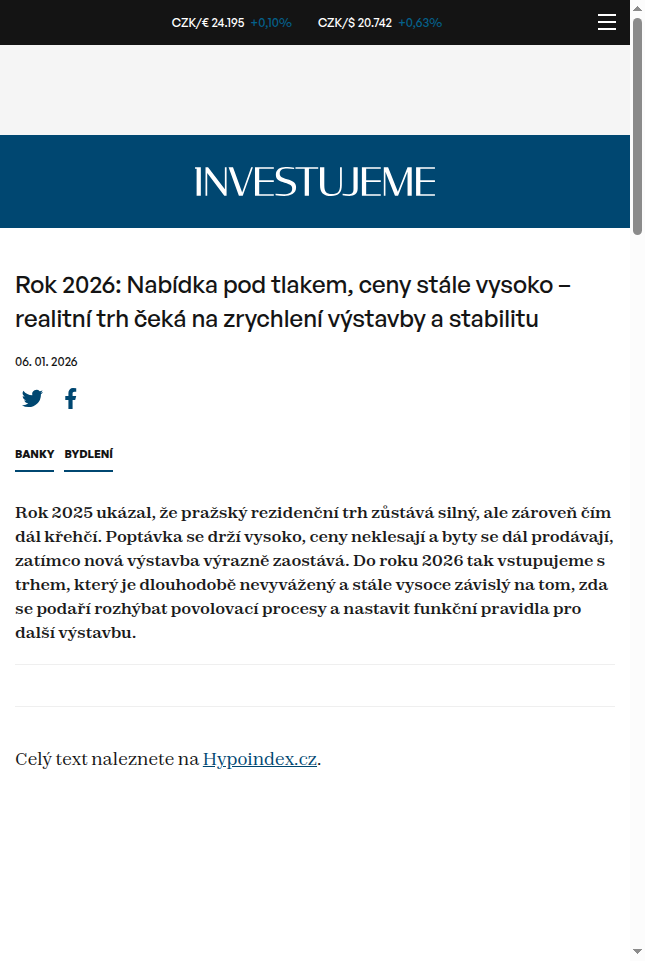 rok-2026-nabidka-pod-tlakem-ceny-stale-vysoko-realitni-trh-ceka-na-zrychleni-vystavby-a-stabilitu