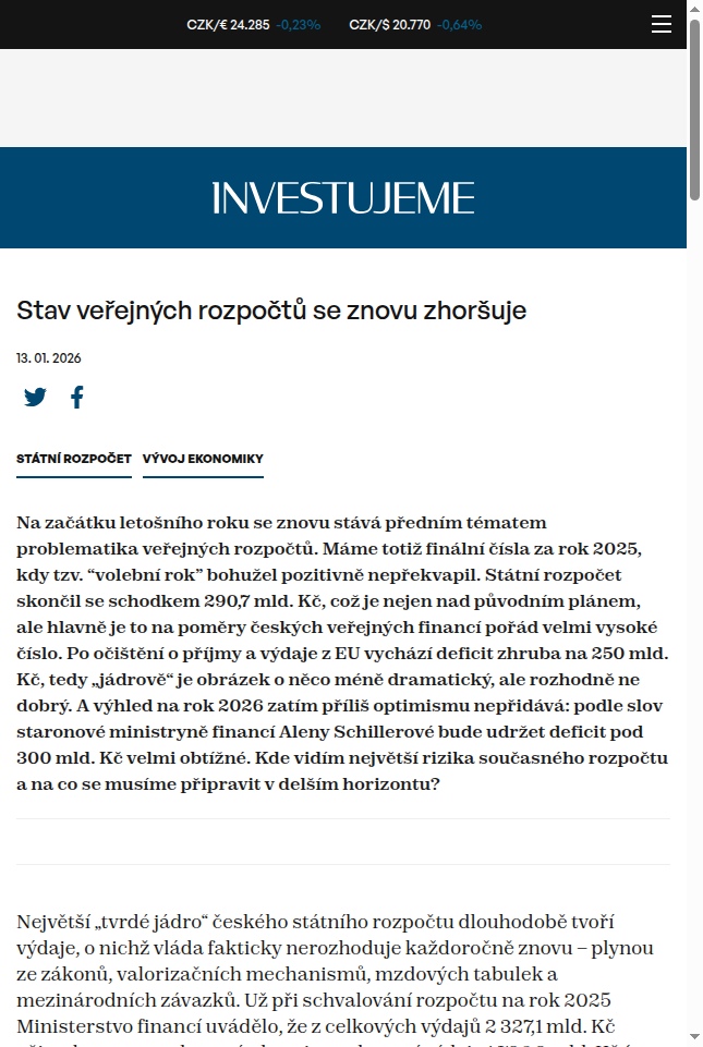 stav-verejnych-rozpoctu-se-znovu-zhorsuje