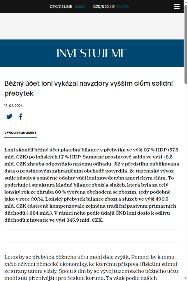 bezny-ucet-loni-vykazal-navzdory-vyssim-clum-solidni-prebytek