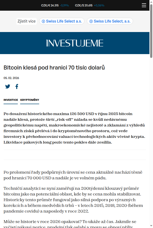 bitcoin-klesa-pod-hranici-70-tisic-dolaru