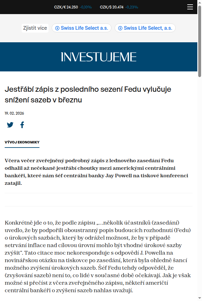 jestrabi-zapis-z-posledniho-sezeni-fedu-vylucuje-snizeni-sazeb-v-breznu